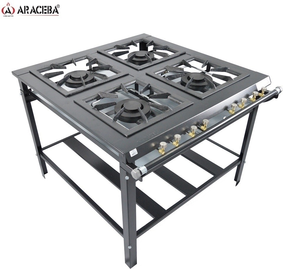 Fogao Industrial 4 Bocas Alta Pressao